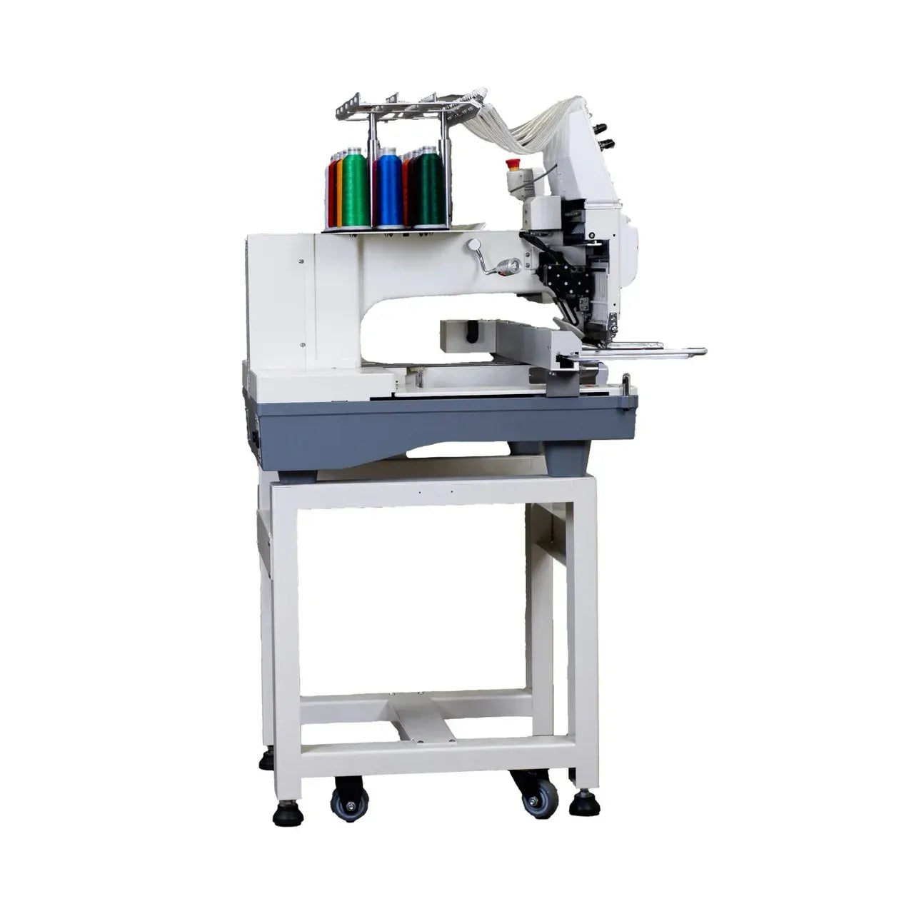 Single Head 15-Needle Embroidery Machine with Cap Support