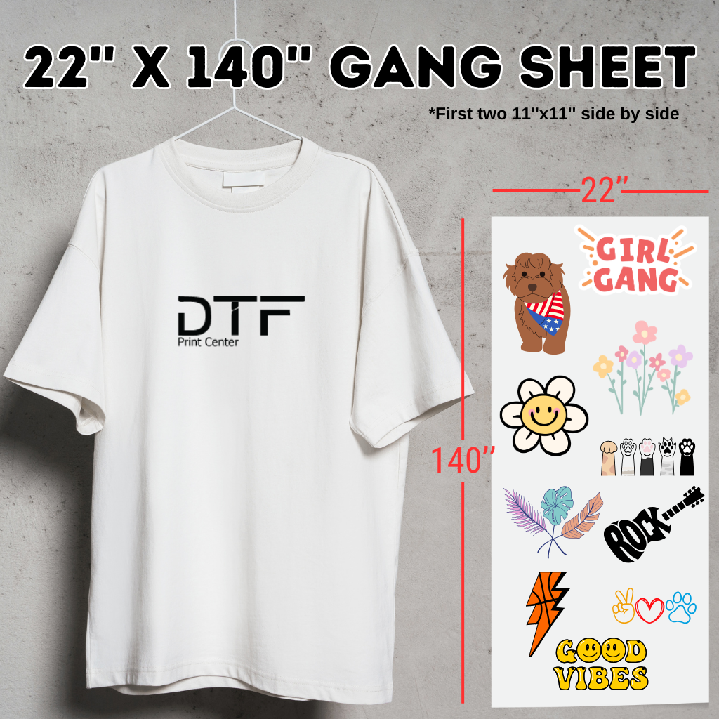 Upload DTF Gang Sheets