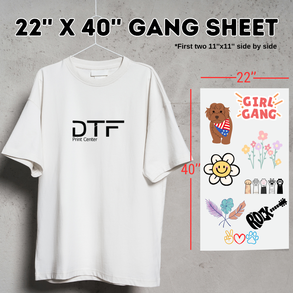Upload DTF Gang Sheets