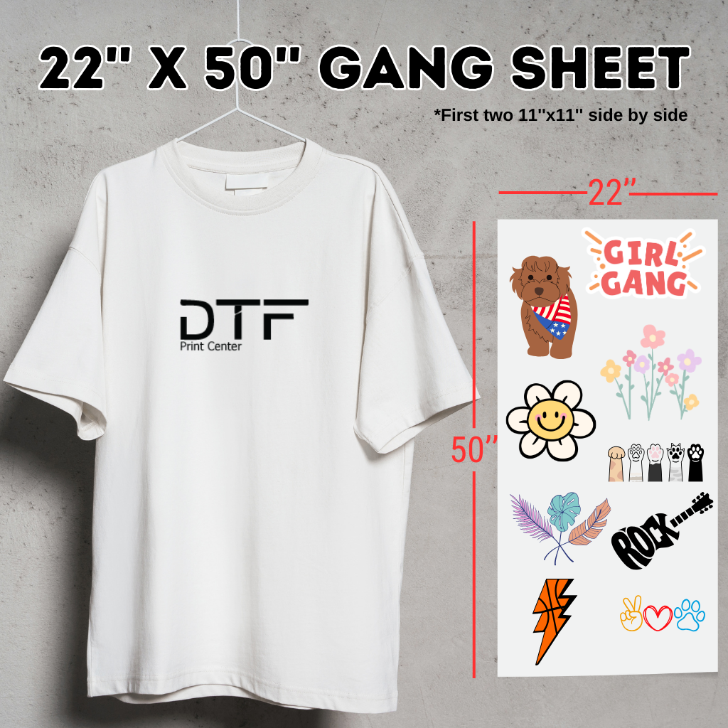 Upload DTF Gang Sheets
