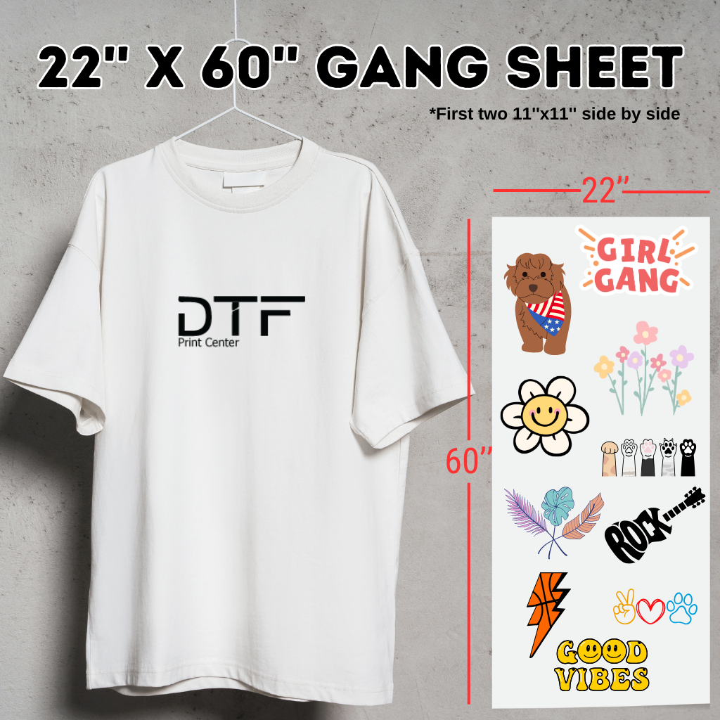 Upload DTF Gang Sheets