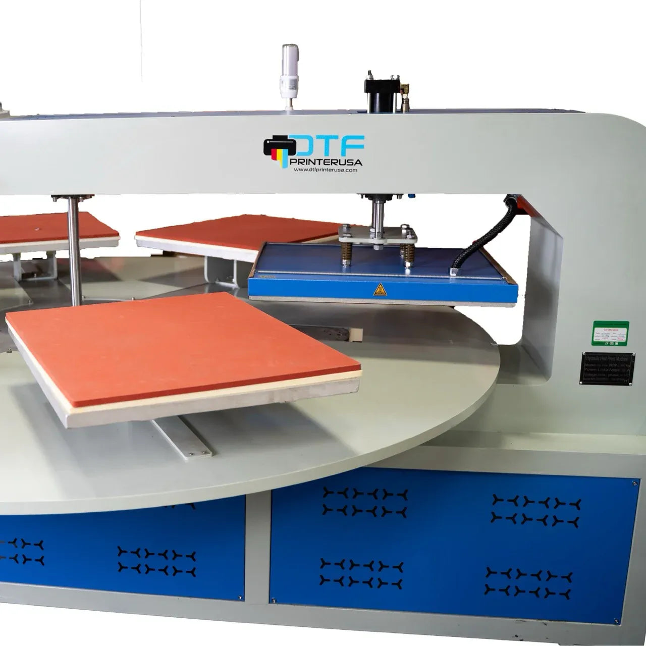 Fully Automatic Turntable 6-Station Heat Press Machine