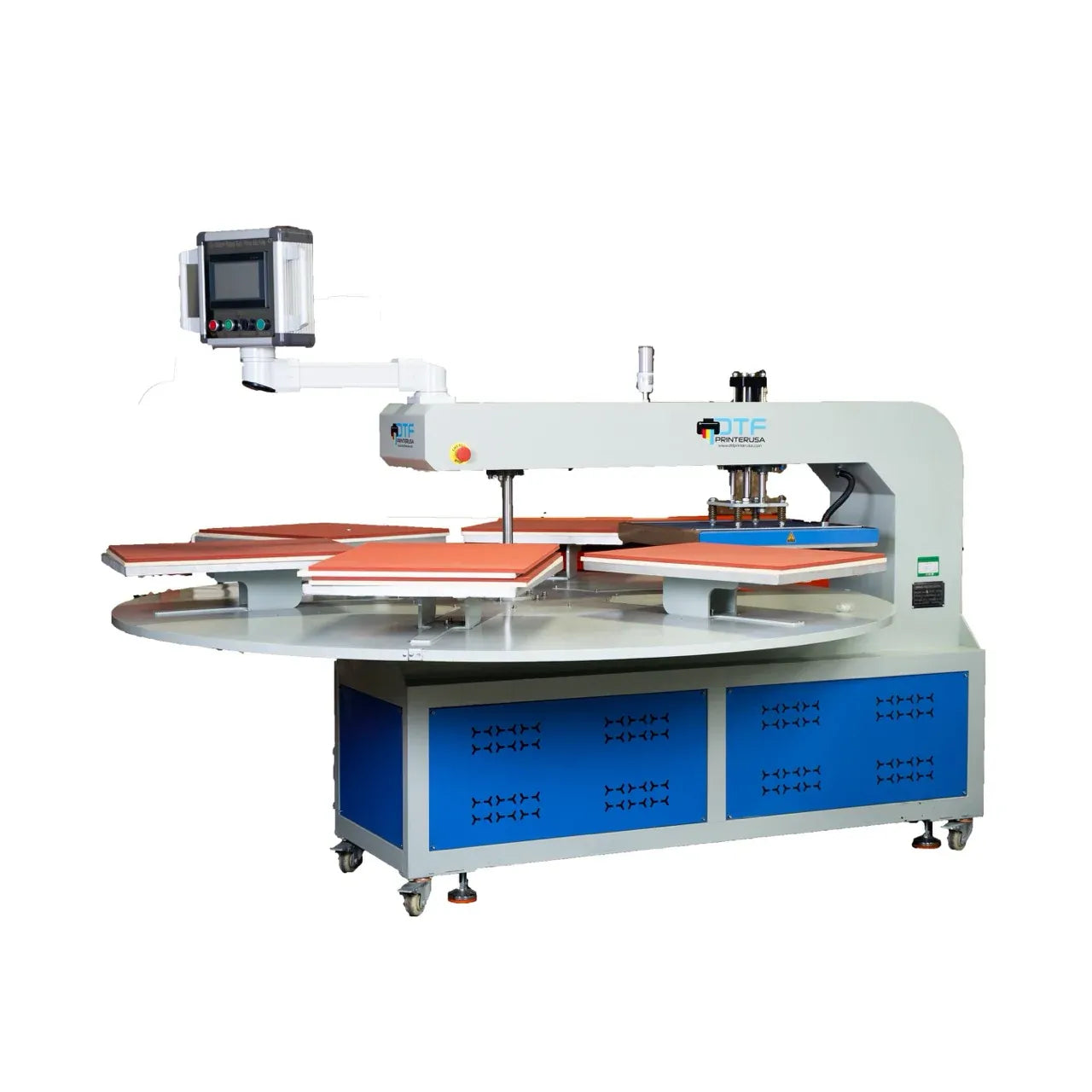 Fully Automatic Turntable 6-Station Heat Press Machine