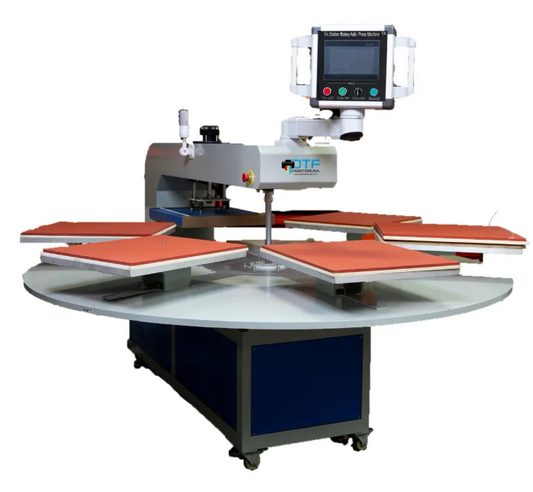 Fully Automatic Turntable 6-Station Heat Press Machine