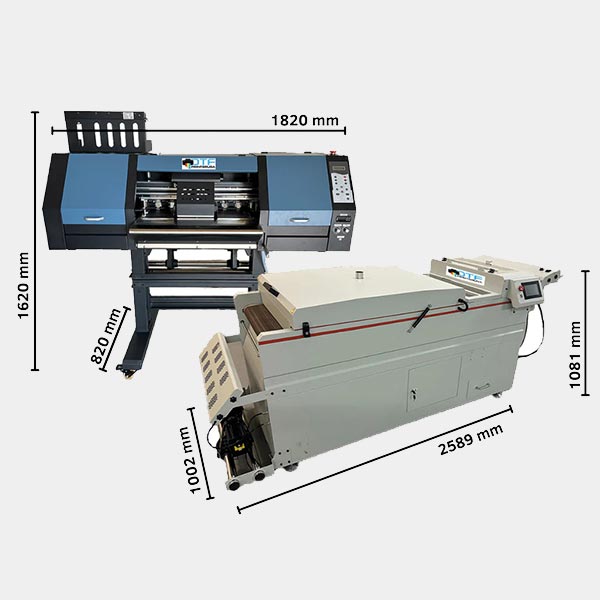 DTF-PrinterUDPU24-4 24" Quad Head Printer & DTF-PrinterUsa DPU-Dryer