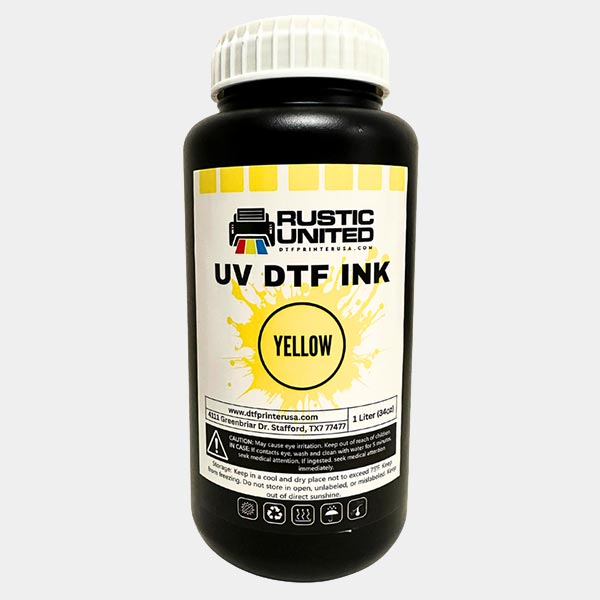 UV DTF Printer Yellow Ink - 1 Liter