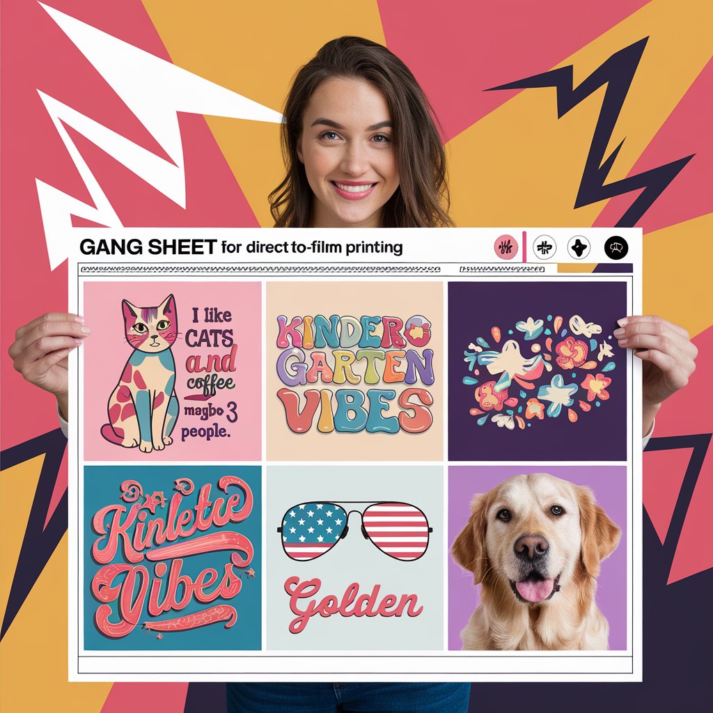 Upload DTF Gang Sheets